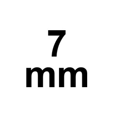 7 mm