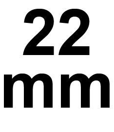 22 mm