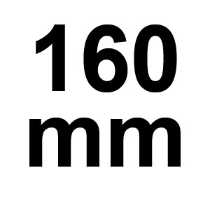 160 mm